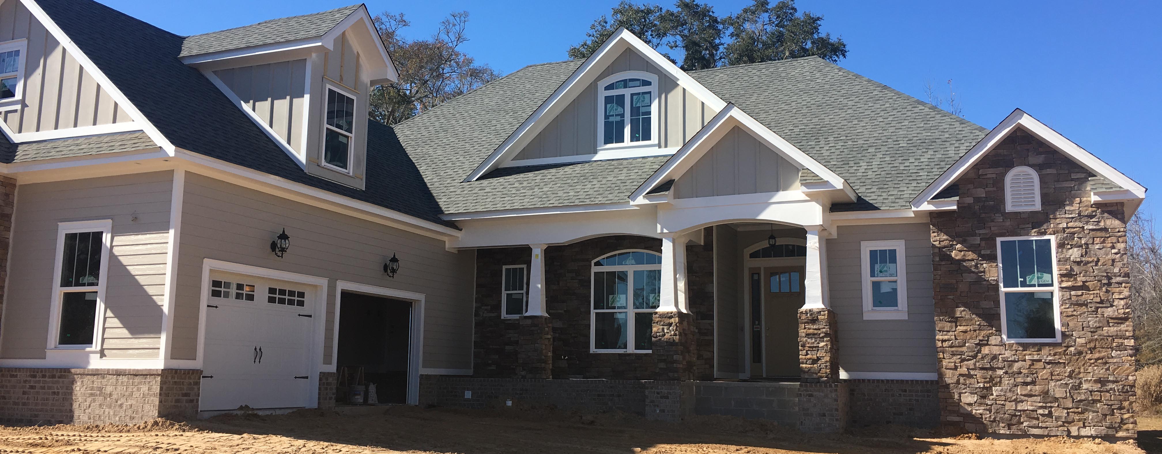 Custom home exterior